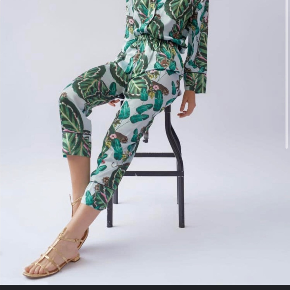 Lobo Rosa satin pants